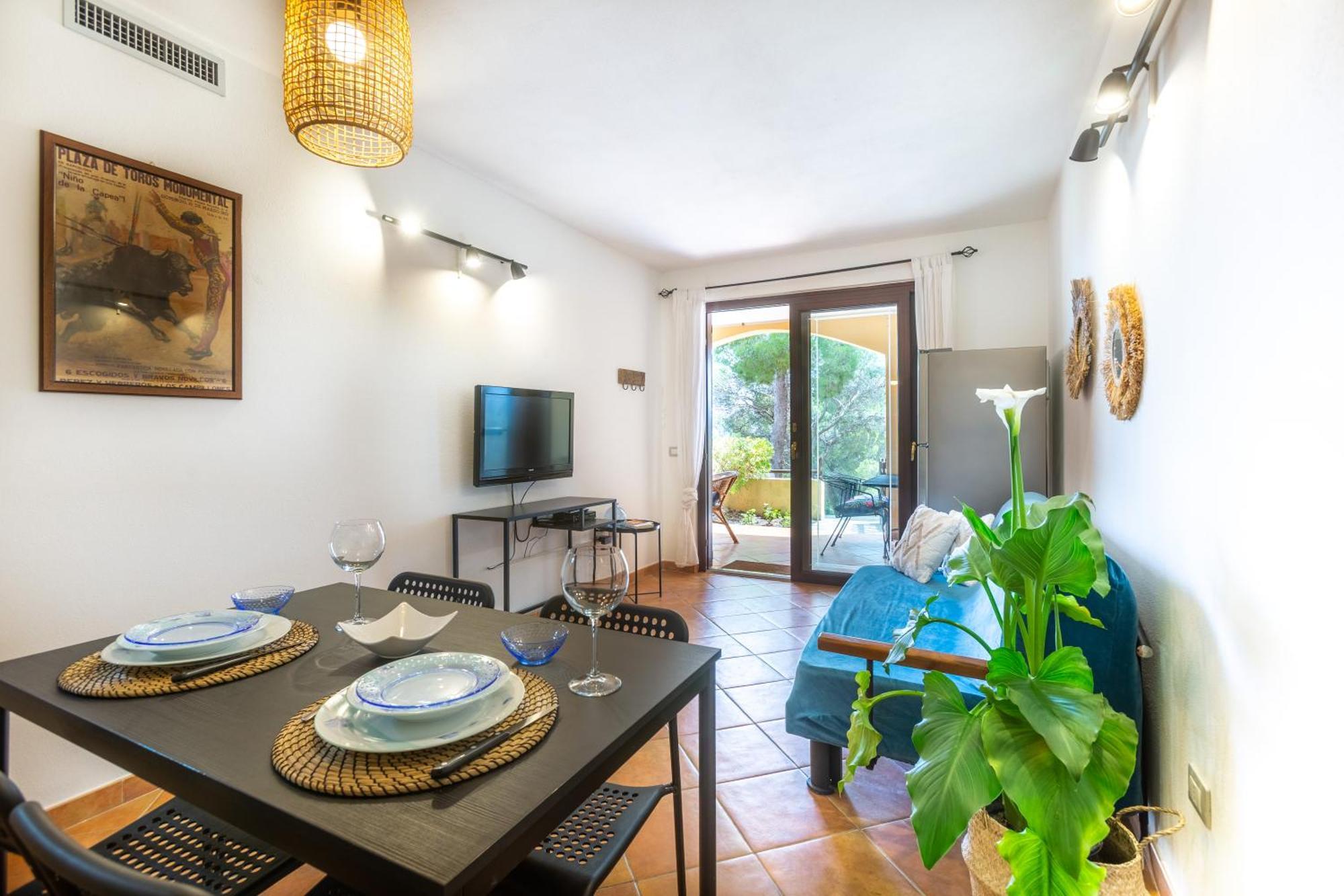 Aetos Home With Shared Swimming Pool - Porto Pino Hill Esterno foto