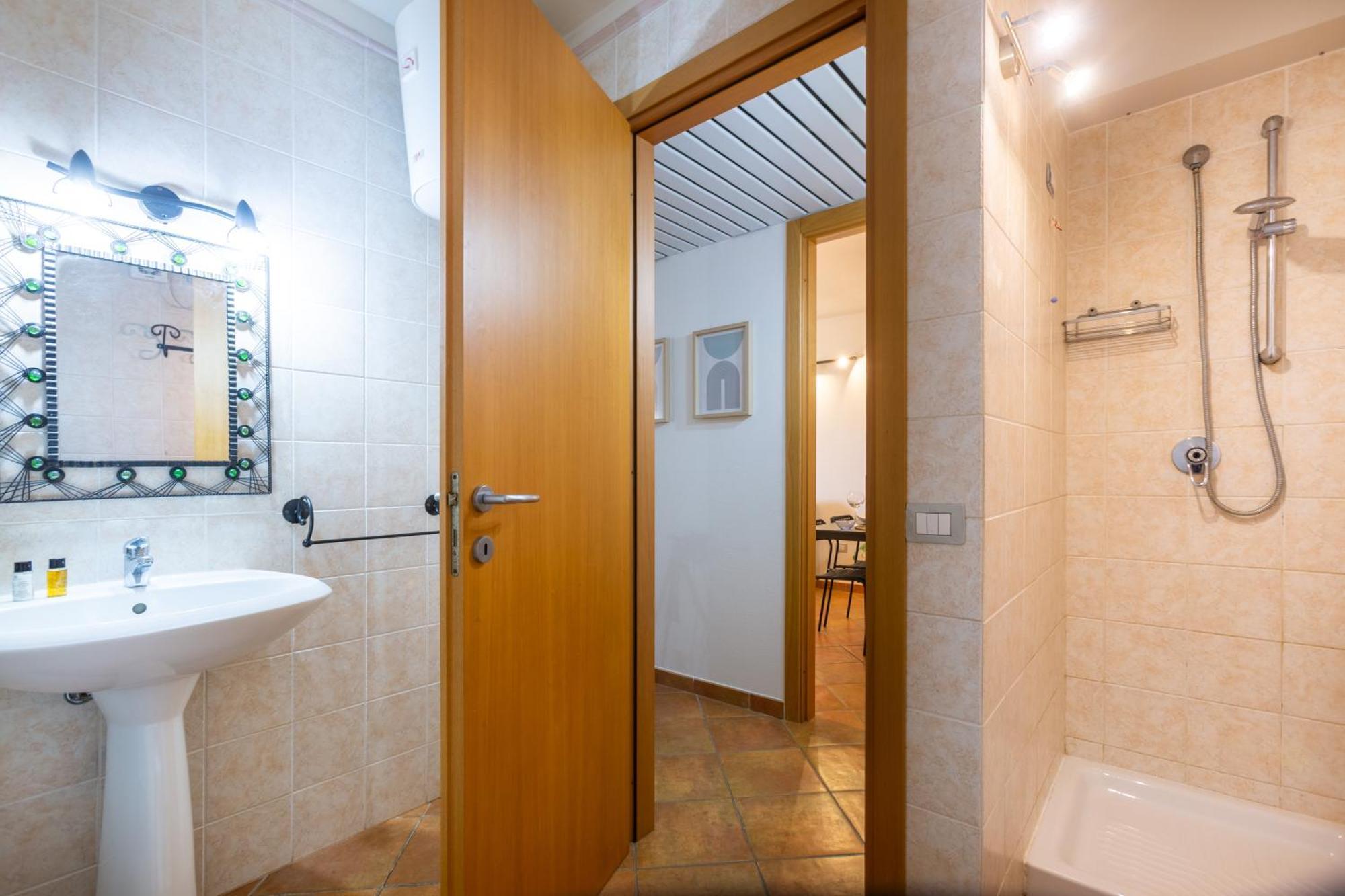 Aetos Home With Shared Swimming Pool - Porto Pino Hill Esterno foto